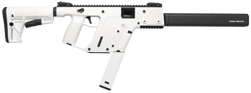 Kriss USA KV45CAP20 Vector CRB Gen2 45 ACP 30+1 16" Black Nitride Threaded Barrel, Alpine Cerakote Picatinny Rail Aluminum Receiver, Alpine White Synthetic 6 Position Stock Alpine Polymer Grip