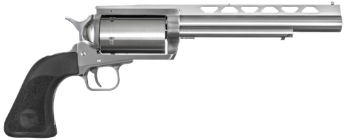 Magnum Research BFR45LC4106 BFR  SAO 45 Colt (LC) or 410 Gauge, 7.50" Vent Rib Barrel, 6rd Cylinder, Brushed Stainless Steel, Black Hogue Rubber Grip