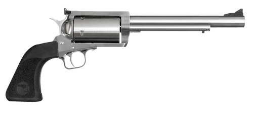 Magnum Research BFR350L7 BFR  350 Legend 6 Shot 7.50" Brushed Stainless Steel Barrel, Stainless Cylinder, Brushed Stainless Steel Frame, Black Rubber Grips, Exposed Hammer