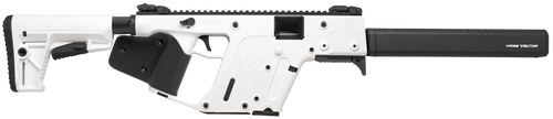 Kriss USA KV90CAP22 Vector CRB G2 *CA Compliant 9mm Luger 10+1 16" Black Barrel Shroud, Alpine White Rec & Fixed Stock, Black California Paddle Grip, Flip Up Sights