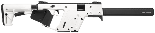 Kriss USA KV90CAP22 Vector CRB G2 *CA Compliant 9mm Luger 10+1 16" Black Barrel Shroud, Alpine White Rec & Fixed Stock, Black California Paddle Grip, Flip Up Sights