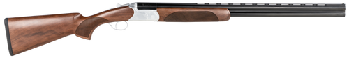 CZ-USA 06471 Redhead Premier 12 Gauge 3" 2rd 28" Gloss Black Chrome Barrel, Silver Satin Chrome Metal Finish, Turkish Walnut Stock Includes 5 Chokes