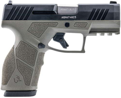 Taurus 1-GX2931O-10 GX2  9mm Luger 10+1 3.37" Matte Stainless Steel Barrel, Matte Black Serrated Stainless Steel Slide, OD Green Polymer Frame w/Picatinny Rail, Polymer Grip