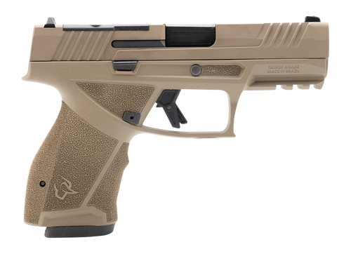 Taurus  TX 9  Compact 9mm Luger 15+1 4" Black Barrel, Flat Dark Earth Alloy Steel Optic Ready/Serrated Slide, Flat Dark Earth Stainless Steel Frame w/Picatinny Rail, Interchangeable Backstrap Grip