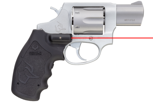 Taurus 2-856029ULVL 856 Ultra-Lite 38 Special +P Caliber with 2" Barrel, 6rd Capacity Cylinder, Overall Matte Finish Stainless Steel Frame & Finger Grooved Black Rubber Grip Includes Viridian Laser