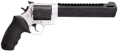 Taurus 2460085RH Raging Hunter  460 S&W Mag 5rd 8.37" Matte Black Oxide Cylinder & Barrel Matte Stainless Steel Frame Black Rubber with Integrated Cushion Insert Grip