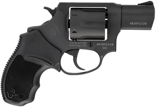 Taurus 2-85621 856 *CA Compliant Small 38 Special +P 6 Shot 2" Matte Black Carbon Steel Barrel, Cylinder & Frame, Black Finger Grooved Rubber Grip, Transfer Bar Safety, Exposed Hammer