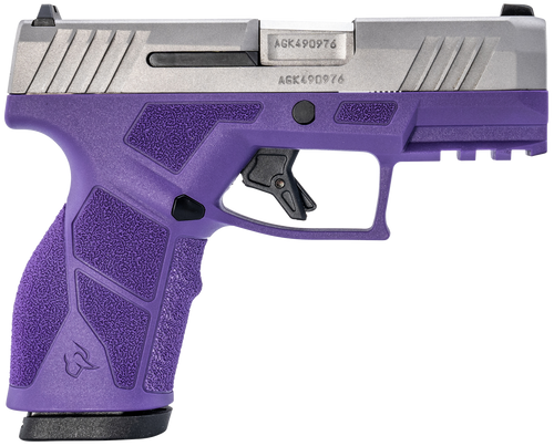 Taurus 1-GX2939DP GX2  9mm Luger 13+1 3.37" Matte Stainless Steel Barrel, Matte Serrated Stainless Steel Slide, Dark Purple Polymer Frame w/Picatinny Rail, Polymer Grip