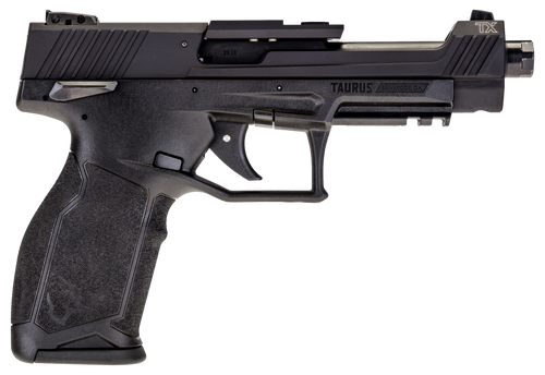 Taurus 1TX22C151 TX22 Competition 22 LR 16+1 5.25" Overall Black Steel/Threaded Barrel, Hard Coat Anodized Aluminum/Optic Cut/Serrated Slide & Polymer Frame w/Picatinny Rail w/Polymer Grips