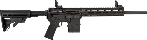 Tippmann Arms A101213 M4-22 LTE 22 LR 10+1 16" Black Parkerized Barrel, Matte Black Aluminum Receiver w/Picatinny Rail, M-LOK Handguard, Composite Forend, Black CAR15 Polymer Stock, Black Gen2 Grip, R
