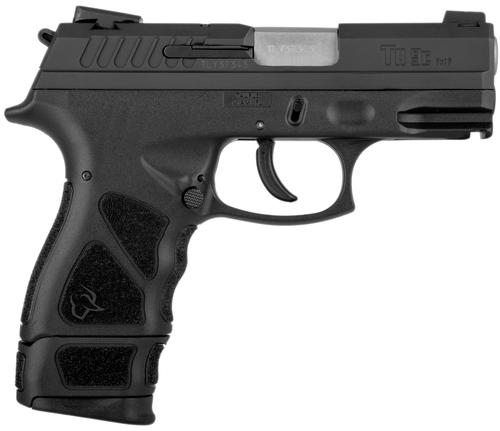 Taurus 1TH9C031 THc  Compact 9mm Luger 17+1 3.54" Matte Stainless Steel Barrel, Matte Black Serrated Slide, Black Polymer Frame w/Picatinny Rail, Black Finger Grooved Polymer Grip Right Hand