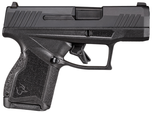 Taurus 1GX4M93110 GX4  Micro-Compact 9mm Luger 10+1 3.06" Satin Black DLC Barrel, Black Nitride Serrated Slide, Matte Stainless Steel Frame, Black Polymer w/Interchangeable Backstrap Grip Right Hand