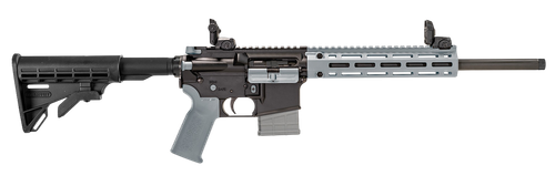 Tippmann Arms A101337 M4-22 LTE 22 LR 10+1 16" Black Parkerized Threaded Barrel, Matte Black Aluminum Receiver w/Picatinny Rail, Wolf Gray M-LOK Handguard Composite Forend, Black Polymer Stock, Gray G