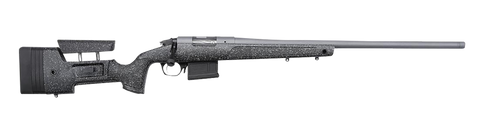 Bergara Rifles BPR20300PRCM Premier HMR Pro 300 PRC 5+1 26" Threaded Barrel, Tactical Gray Cerakote, Black with Gray Fleck Stock