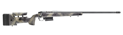 Bergara Rifles B14LM361 B-14 Wilderness HMR 300 Win Mag 5+1 26" Threaded, Sniper Gray Cerakote Barrel/Rec, Adj. SoftTouch Woodland Camo Stock with Mini-Chassis, Omni Muzzle Brake