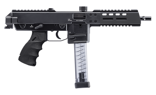 B&T Firearms BT-440000-C-US KH9 Covert 9mm Luger 30+1 6" Black Barrel, Black Cerakote Aluminum/Polymer Picatinny Rail Receiver, Black Finger Grooved Grip, Ambidextrous