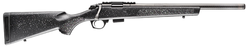 Bergara Rifles BMR004 BMR Carbon Fiber Full Size 22 WMR 5+1/10+1 20" Matte Blued Carbon Fiber/Steel Threaded Barrel & Drilled & Tapped Steel Receiver, Fixed Black/Gray Speckled Synthetic Stock