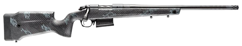 Bergara Rifles B14S754CF B-14 Crest 22-250 Rem 5+1 20" Sniper Gray Cerakote Fluted Barrel, Steel Receiver, Fixed Carbon Fiber Black & Gray Sponge Stock