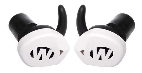 Walker's GWPSLCR2BTWHT Silencer BT 2.0 Electronic Ear Buds Sports South Exclusive White Polymer