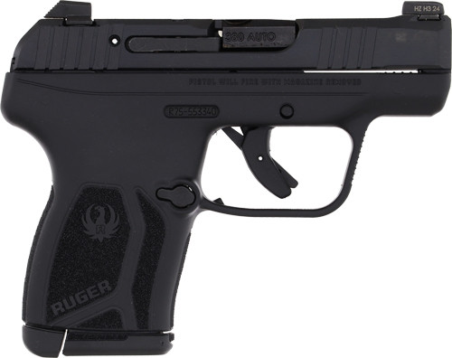 RUGER LCP MAX 380ACP FRONT NGT SGT POLISHED BLACK 75 ANV<