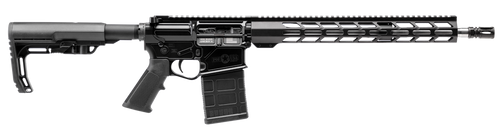 Patriot Ordnance Factory 02358  LMR Base 308 Win 10+1 16.50" Black Aluminum Receiver A2 Style Grip