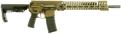 Patriot Ordnance Factory 01145 P415 Edge 223 Rem,5.56x45mm NATO 16.50" 30+1 Burnt Bronze Rec Black 6 Position MFT Stock/Grip