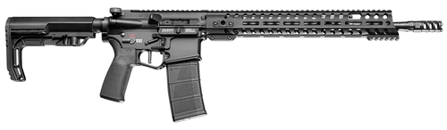 Patriot Ordnance Factory 01165 Renegade + *CA Compliant 5.56x45mm NATO 16.50" 10+1 Black Hard Coat Anodized Rec 14.50" M-Lok Black Nitride Barrel 6 Position MFT Stock Black Polymer MFT Grip