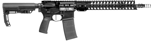 Patriot Ordnance Factory 02048 Minuteman  300 Blackout 30+1 13.75" Black Nitride Barrel/ Black Aluminum Receiver Picatinny Rail