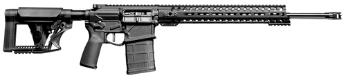 Patriot Ordnance Factory 01734 Rogue Prescott 6.5 Creedmoor 20" DI 20+1 Black Anodized Rec 14.50" Renegade M-LOK Stainless Steel Fluted Barrel Black Adjustable Stock Black Polymer MFT Grip Right Hand