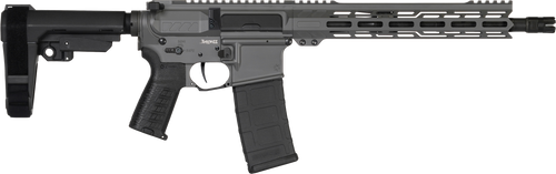 CMMG 30AB20FTNG Banshee MK4 300 Blackout 30+1 12.50" Black Nitride Medium Taper Threaded Barrel, EML 7" M-LOK Handguards, Tungsten Cerakote Aluminum Picatinny Rail Receiver, CMMG Zeroed Grips