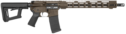 Diamondback DB1718K071 DB15 Carbon Series 5.56 NATO 30+1 16" Black Nitride Threaded Barrel, Midnight Bronze Cerakote Picatinny Rail Aluminum Receiver, Adjustable Black Synthetic Stock, Magpul MOE Grip