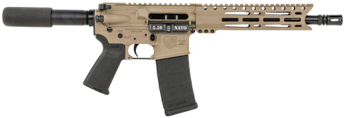 Diamondback DB1915K061 DB15  5.56x45mm NATO 30+1 10" Black Nitride Threaded Barrel, M-LOK Handguard, Flat Dark Earth Aluminum Picatinny Rail Receiver, Black Buffer Tube, Black Magpul Grip, Right Hand