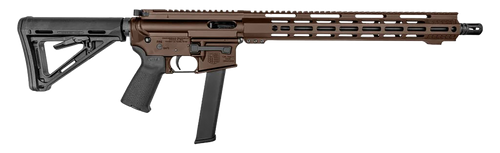 Diamondback DB1418P071 DB15  9mm Luger 32+1 16", Midnight Bronze Rec/M-Lok Handgaurd, Carbon Lower, Black Magpul CTR Stock/K2 Grip, Flash Hider