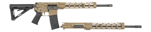 Diamondback DB1721K061 DB15 Combo 5.56x45mm NATO & 300 Blackout 16" 30+1, FDE Carbon Rec/12" M-LOK Handguard, Black Magpul Carbine Stock & Grip, Includes 2 Uppers