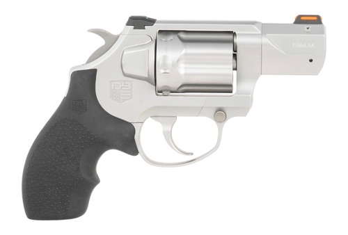 Diamondback DB0700P711 SDR  Small 9mm Luger 6 Shot 2" Glass Bead Stainless Steel Barrel, Cylinder & Frame, Black Hogue Rubber Grip, Exposed Hammer