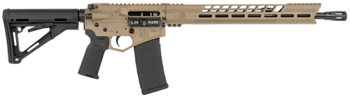 Diamondback DB1731K061 DB15  5.56x45mm NATO 16" 30+1 Flat Dark Earth Adjustable Magpul CTR Stock Black Magpul MOE K2 Grip with Black Gold Lower