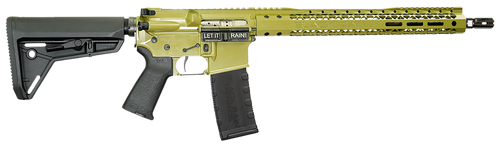 Black Rain Ordnance BROSSPBG Spec 15+ SSP 5.56x45mm NATO 30+1 16", Bazooka Green, 15" Slim M-LOK, Magpul Grip/Carbine Stock
