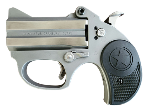 Bond Arms BASRS Stinger  380 ACP 2rd 2.5" Matte Stainless Barrel, Anodized Frame, Blade Front/Fixed Rear Sights, Black Rubber Grip, Manual Safety