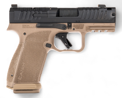 Canik HG8328DM-N Mete MC9 Prime 9mm Luger 17+1 3.64" Compensated Barrel, Steel Optic Ready/Serrated Slide, Polymer Frame w/Picatinny Rail, Textured Grip