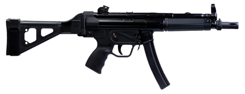 Century Arms HG6034SB-N AP5 P 9mm Luger 30+1 9" Black Threaded Barrel, Black Synthetic SB Tactical Brace, Black Polymer Pistol Grip