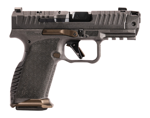 Canik HG8612GN Prime Radian  Micro-Compact Frame 9mm Luger 10+1 3.80" Compensated Barrel, Optic Ready/Serrated Slide