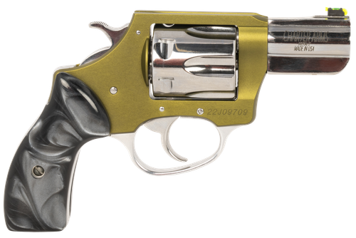 Charter Arms 53624 Undercover II Large 38 Special, 6 Shot 2.20" High Polished Stainless Steel Barrel & Cylinder, OD Green Anodized Aluminum Frame, Black Pearlite Grip, Exposed Hammer