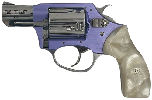 Charter Arms 53849 Undercover Lite Chic Lady Small 38 Special 5rd 2" Stainless High Polished & Cylinder, Lavender Aluminum Frame, Pearl Grip, Exposed Hammer
