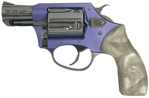 Charter Arms 53849 Undercover Lite Chic Lady Small 38 Special 5rd 2" Stainless High Polished & Cylinder, Lavender Aluminum Frame, Pearl Grip, Exposed Hammer