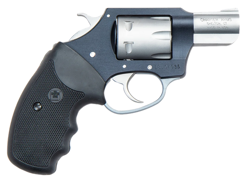 Charter Arms 52370 Pathfinder Lite Small 22 WMR, 8 Shot 2" Matte Stainless Steel Barrel & Cylinder, Aircraft Aluminum Frame w/Black Finger Grooved Rubber Grip, Exposed Hammer