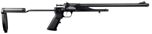 Crickett KSA2190 Precision 6061 Overlander Pack Rifle 22 LR Single Shot 16.12" Carbon Fiber Threaded Barrel, Black Anodized Picatinny Rail Aluminum Receiver, Aluminum/Carbon Fiber Adjustable Skeletoni