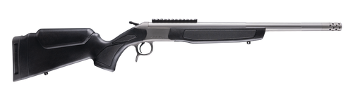 CVA CR4435S Cascade Takedown 243 Win 1rd 20" Matte Stainless Steel Threaded Barrel & Receiver w/Picatinny Rail, Black Synthetic Stock