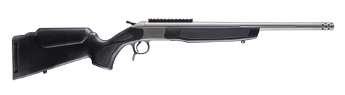 CVA CR4435S Cascade Takedown 243 Win 1rd 20" Matte Stainless Steel Threaded Barrel & Receiver w/Picatinny Rail, Black Synthetic Stock