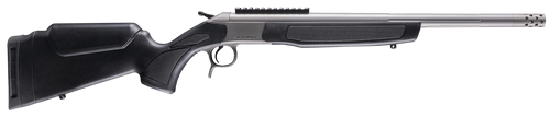 CVA CR4439S Scout Takedown 35 Whelen 1rd 22" Stainless Fluted Threaded Barrel, Stainless Steel Receiver w/Picatinny Rail, Adj Comb & LOP Black Synthetic Stock