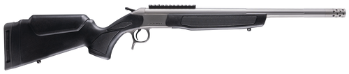 CVA CR4438S Scout Takedown 350 Legend 1rd 22" Stainless Fluted Threaded Barrel, Stainless Steel Receiver w/Picatinny Rail, Adj Comb & LOP Black Synthetic Stock